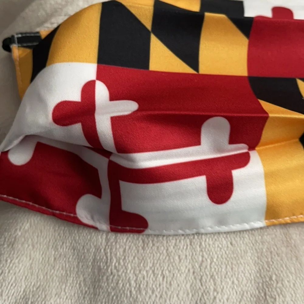 New flag of Maryland face mask